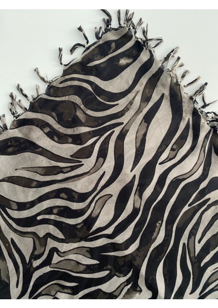 Dumanlı Desen Tülbent Yazma