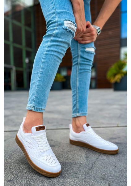 CH157 - Ckt Retro Erkek Ayakkabı Beyaz modelleri