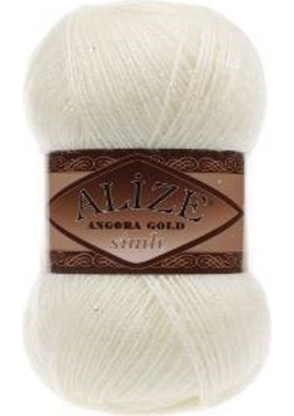 Angora Gold Simli Krem 1 Adet Colar : 01 modelleri