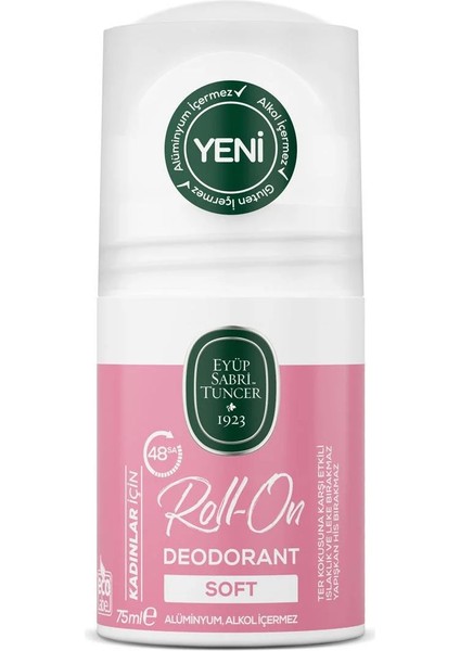 Eyüp Sabri Tuncer Kadın Roll On Deodorant 75 ml Soft