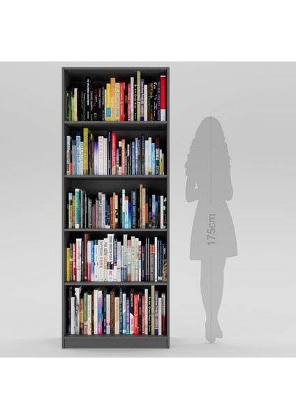 Kitaplık 209X80X45CM 06102502