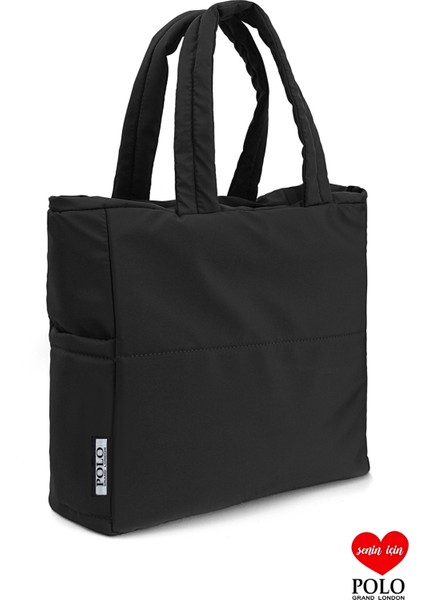 Orijinal Geniş Hacimli Su Geçirmez Puf Şişme Shopper Okul Spor Iş Için Büyük Boy Omuz ve Kol Çantası