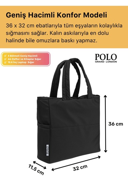 Orijinal Geniş Hacimli Su Geçirmez Puf Şişme Shopper Okul Spor Iş Için Büyük Boy Omuz ve Kol Çantası fırsatları