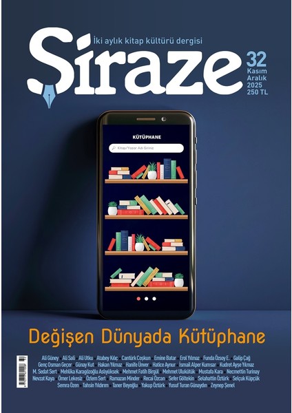 Şiraze Dergi 32.sayı Kasım-Aralık 2025