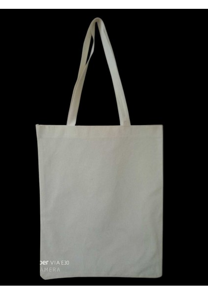 46 Tel Pamuklu Kanvas Bez Torba - 30X45 Cm, Uzun Saplı, Ekolojik Alışveriş Torbası indirimleri