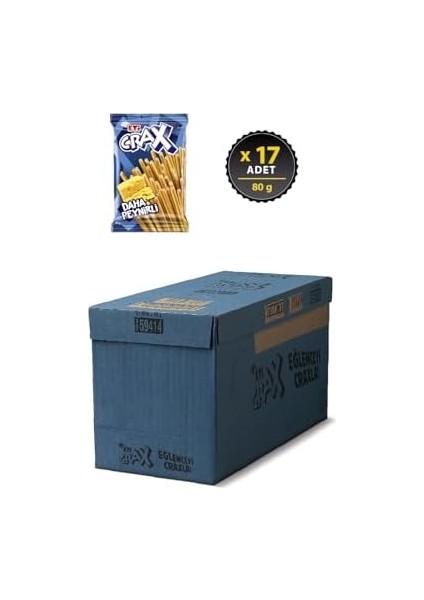 Eti Crax Peynirli Çubuk Kraker 80 G x 17 Adet