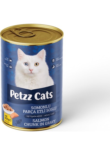 Somonlu Yetişkin Kedi Konservesi