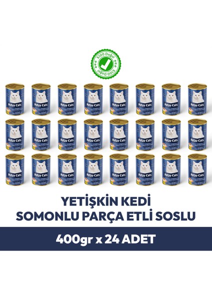 Somonlu Yetişkin Kedi Konservesi