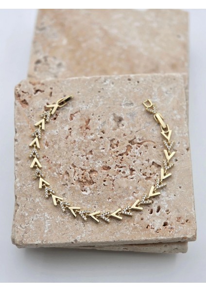 14K Taşlı Bileklik