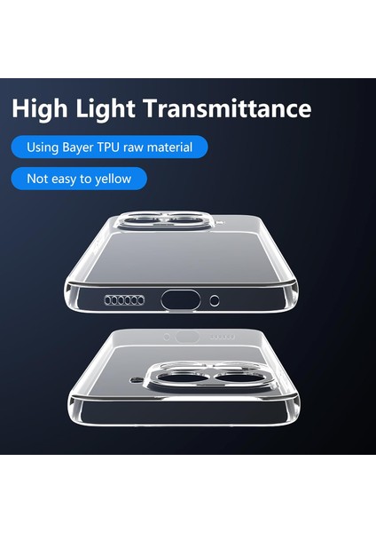 Xiaomi 15T Pro ile Uyumlu Kılıf Şeffaf Kamera Korumalı Esnek Silikon Telefon Kılıfı Kapak fırsatları