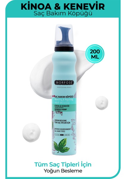 Saç Köpüğü 200ML Kınoa Kenevir