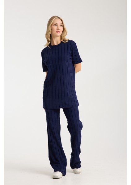 Çizgili Relax Fit Ikili Takım fiyatları