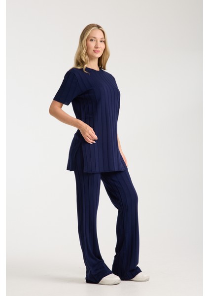 Çizgili Relax Fit Ikili Takım fırsatları