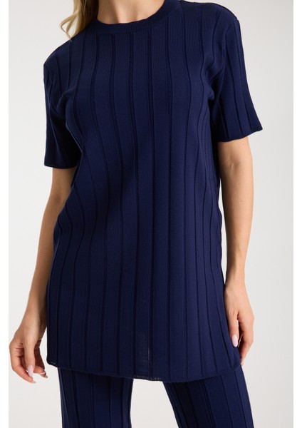 Çizgili Relax Fit Ikili Takım