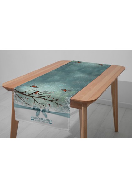 Dijital Baskılı Runner - Yılbaşı / Christmas Desenli - 140X40 cm modelleri