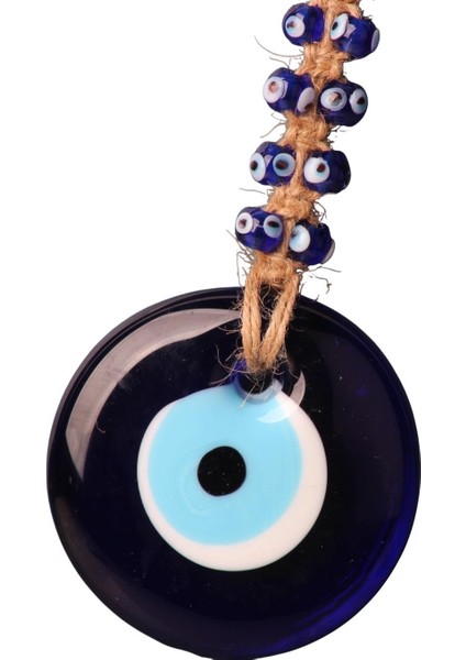 Lüks Makrome Hasır Işlemeli Büyük Nazar Boncuğu Duvar ve Kapı Süsü Dekoratif Ev Ofis Hediyesi Mdl: 4 fırsatları