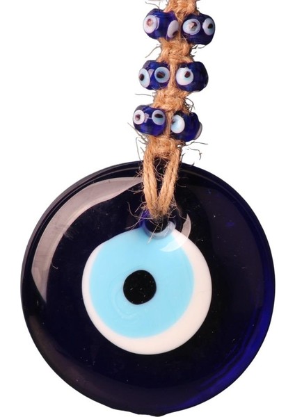 Lüks Makrome Hasır Işlemeli Büyük Nazar Boncuğu Duvar ve Kapı Süsü Dekoratif Ev Ofis Hediyesi Mdl: 4 indirimleri