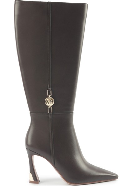 Duane 5pr Kahverengi Kadın Topuklu Çizme