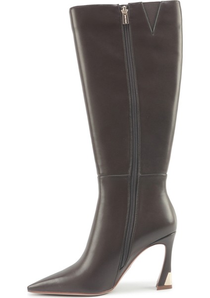 Duane 5pr Kahverengi Kadın Topuklu Çizme modelleri