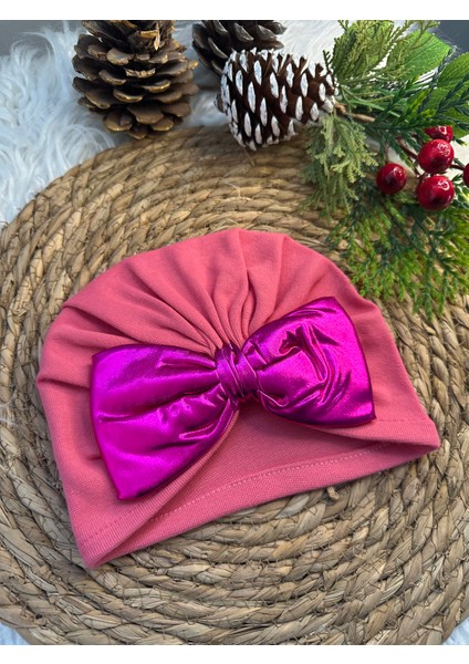 Kız Bebek Fiyonklu Bone