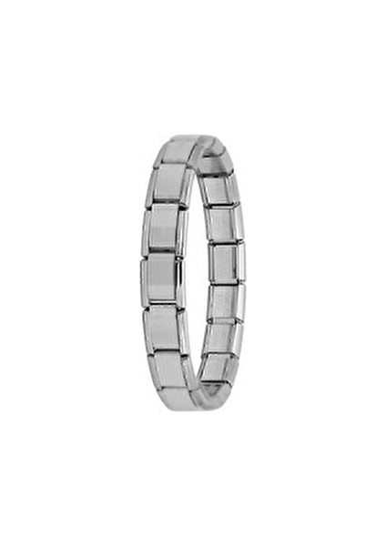Italyan Charm Unisex Bileklik – Yazısız, Paslanmaz Çelik, Modern Italyan Stili Takı fiyatları