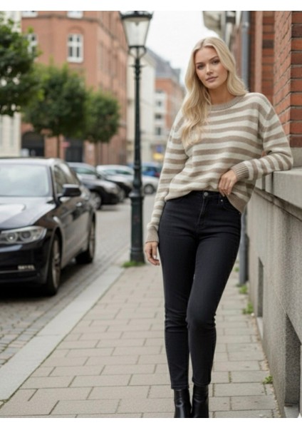 Çizgili Triko Kazak fiyatları