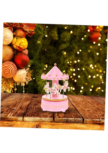 Atlı Karınca Müzik Kutusu Pembe Renk Nostaljik Müzik Kutusu ( Büyük Boy ) indirimleri