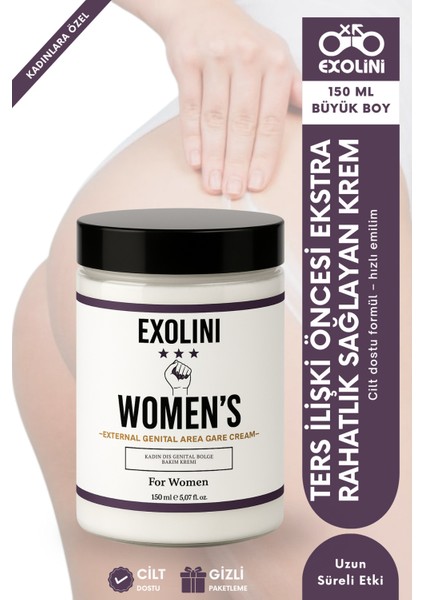 Kadınlara Özel Anal Pre-Relation Kremi - Acı ve Rahatsızlık Hissini Azaltan, Deneyim Sağlayan Krem