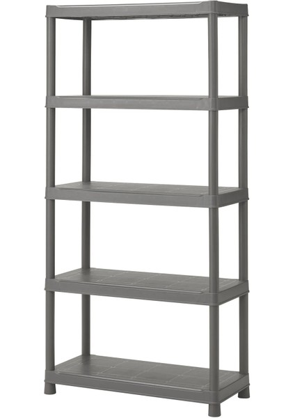 Runmarö Dış Mekan Raf Ünitesi Koyu Gri 90 x 40 x 182 cm