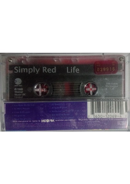 Simply Red – Life Dikkat Kaset fiyatları
