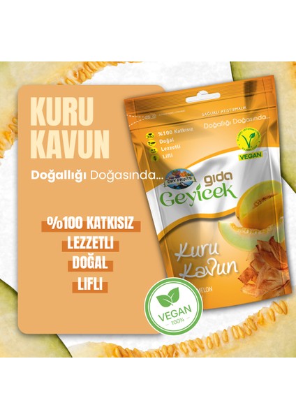 Kurutulmuş Kavun 30 gr fiyatları