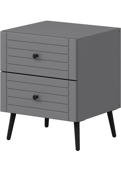 Bona Country 2 Çekmeceli Mebran Komodin - Antrasit indirimleri