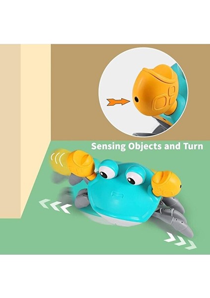 Yengeç Emeklemeye ve Yürümeye Yardımcı 3 Hız Kademeli Kapatıp Açılabilen Müzikli Sensörlü Şarjlı fiyatları