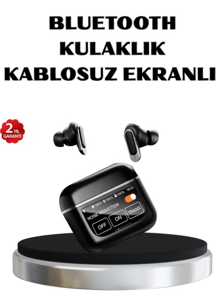 Anc Teknolojili Kablosuz Bluetooth Kulaklık – Dokunmatik, Dijital Göstergeli, Yüksek Ses Kalitesi