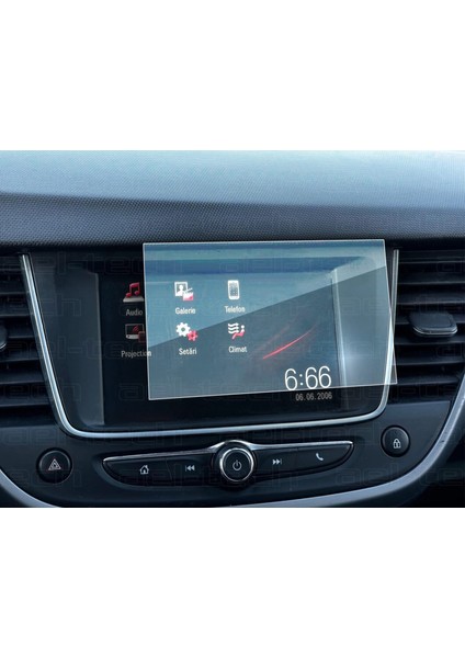 Opel Crossland x Uyumlu 7 Inç Navigasyon 9h Nano Ekran Koruyucu