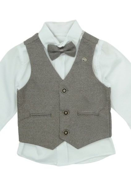 Erkek Bebek 4'lü Takım Set (Pantolon+Gömlek+Yelek+Papyon) 12389 modelleri