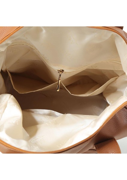 Kitty Deri Anne Bebek Bakım Sırt Çantası 7271 Taba fırsatları