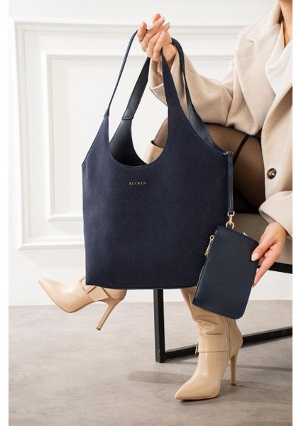 Süet Deri Kadın Çantası