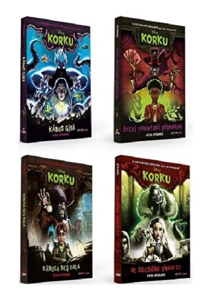 Disney Korku Serisi Seti - 4 Kitap Takım