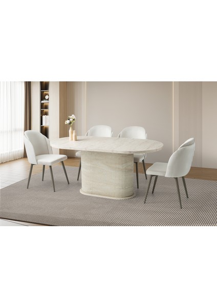 Bohem Masa, Elips Ayak, Sidon, 170X90