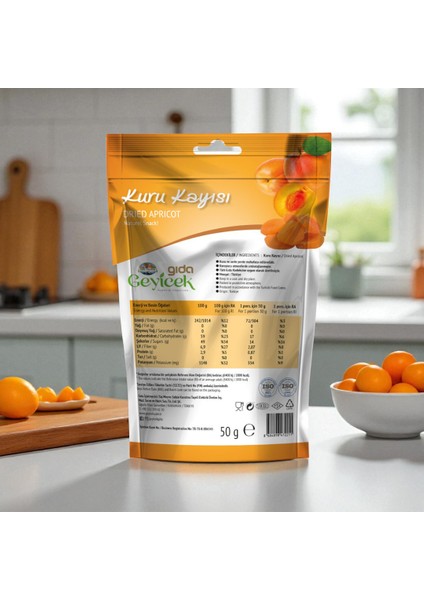 Kurutulmuş Kayısı 50 gr modelleri