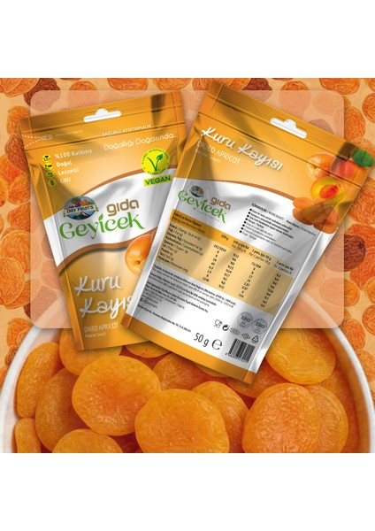 Kurutulmuş Kayısı 50 gr indirimleri