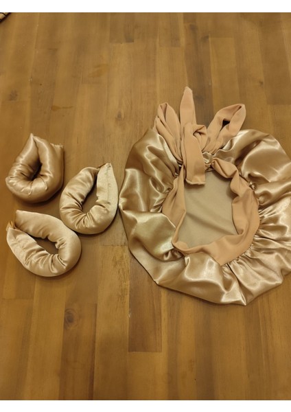 Saten dörtlü ,çıtçıtlı ,saç şekillendiren bigudi seti modelleri