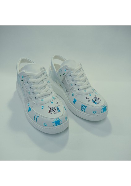 Fileli Diştemalı Spor Sandalet