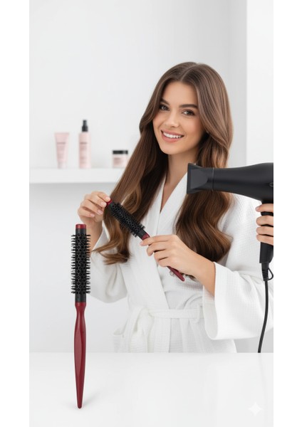 Profesyonel Kuaför 25 mm Ceramic Ionic Nano Fön Fırçası – 26 cm Uzunluk, Profesyonel Kuaför Serisi 722326 modelleri