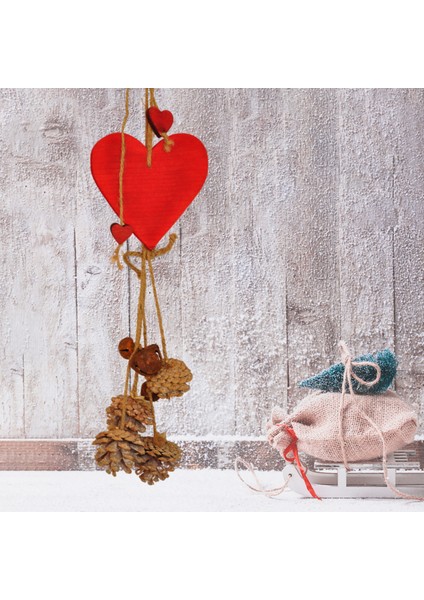 Yılbaşı Naturel Sarkıt Süs 35 cm Ila 45 cm