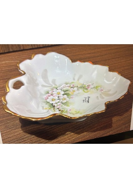 Limoges Rehausse Main El Boyama Sunumluk Şekerlik Kase - 15,5 cm 13,5 cm x 3 cm modelleri