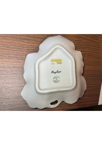 Limoges Rehausse Main El Boyama Sunumluk Şekerlik Kase - 15,5 cm 13,5 cm x 3 cm fırsatları