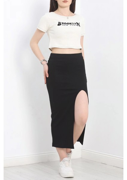 Nakışlı Etekli Takım Siyah Beyaz S3899 fiyatları