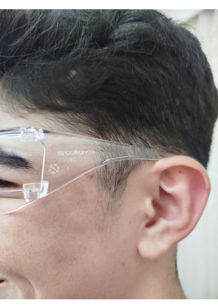 1. Sınıf Alman Malı Şeffaf Koruyucu Iş Gözlüğü – Buğulanmaz, Hafif ve Dayanıklı Tasarım